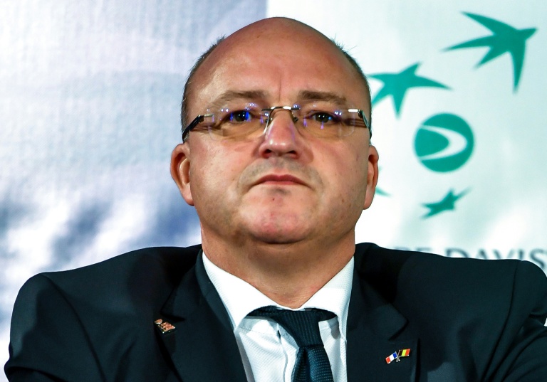 Le président divers droite de la métropole européenne de Lille (Mel) Damien Castelain, le 23 novembre 2017 à Lille 