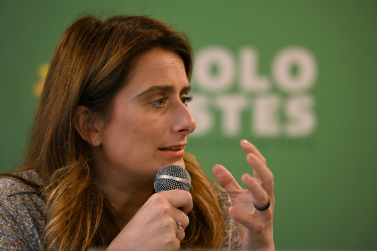 La secrétaire nationale des Ecologistes Marine Tondelier le 19 janvier 2026, à Paris