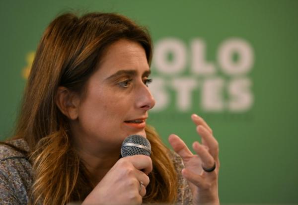 La secrétaire nationale des Ecologistes Marine Tondelier le 19 janvier 2026, à Paris