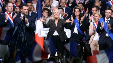 La candidate du Rassemblement national à la présidentielle, Marine Le Pen, le 13 septembre 2026 à Hénin-Beaumont, dans le Pas-de-Calais