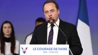 Jean-Christophe Lagarde, alors président de l'UDI, à Paris le 3 avril 2022