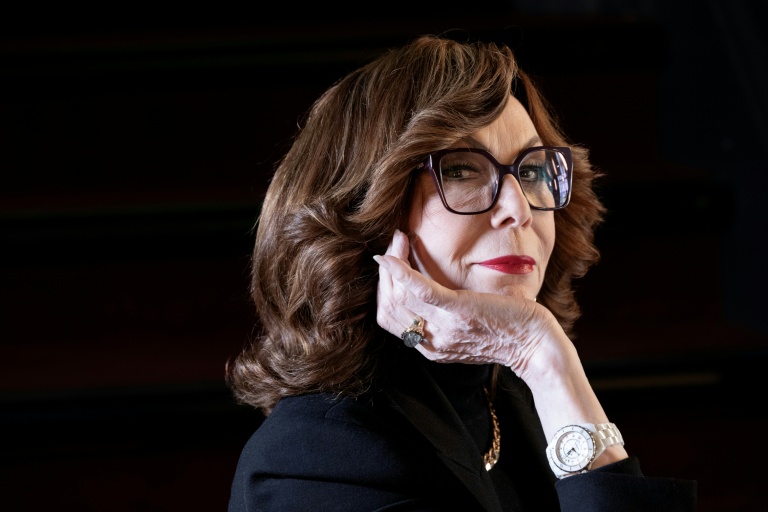 L'artiste transgenre Galia Salimo au théâtre Marigny à Paris, le 12 février 2025