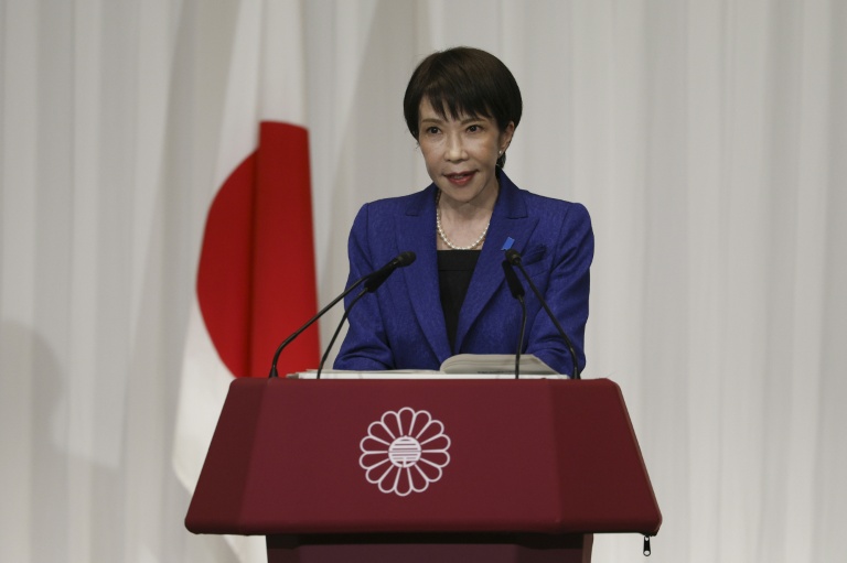 La Première ministre japonaise Sanae Takaichi, le 9 février 2026 à Tokyo