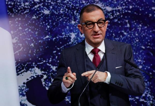 L'homme politique d'extrême droite Jean Messiha à Paris le 6 mai 2024