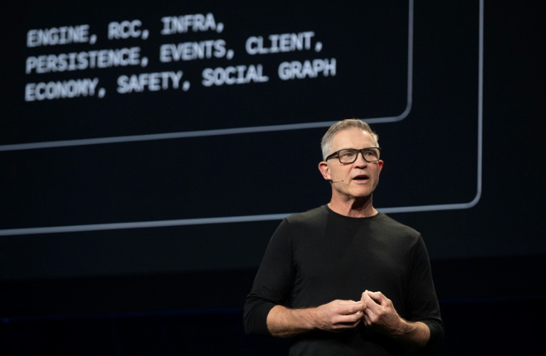 David Baszucki, cofondateur et PDG de Roblox, à l'ouverture de la conférence des développeurs de l'entreprise à San José, en Californie, le 11 septembre 2026
