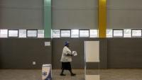 Un bureau de vote de Yeoville, dans le centre délabré de Johannesburg, le 27 mai 2024