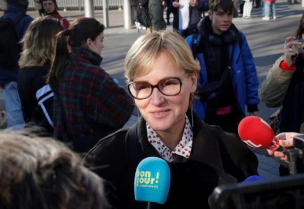 Judith Godrèche à Paris le 3 février 2025