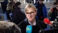 Judith Godrèche à Paris le 3 février 2025