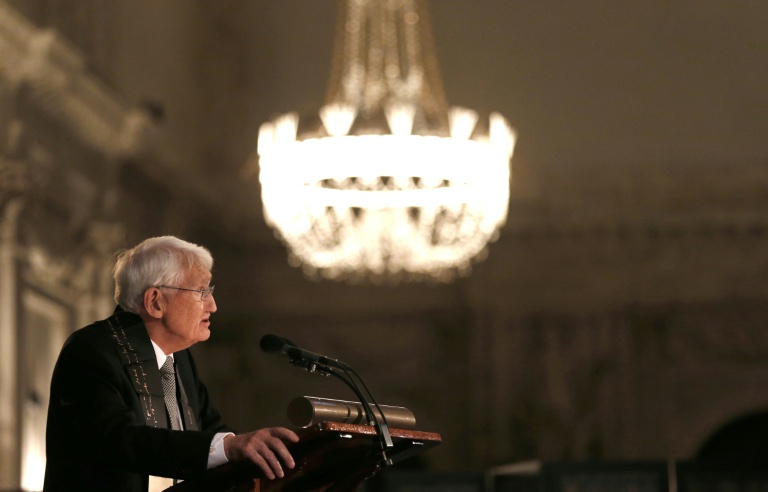 Le philosophe allemand Jürgen Habermas, le 6 novembre 2013 à Amsterdam