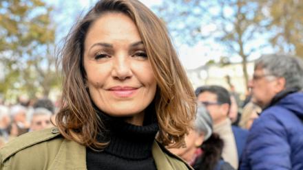 L'actrice française Nadia Fares à Paris, le 19 novembre 2023