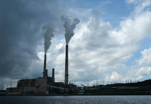 Une centrale à charbon en Virginie-occidentale en juin 2025