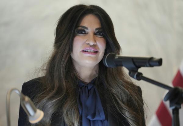 L'ambassadrice américaine en Grèce, Kimberly Guilfoyle, à Athènes le 7 octobre 2026