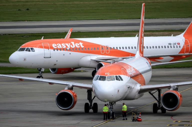 Des avions EasyJet à l'aéroport de Genève le 11 juin 2026