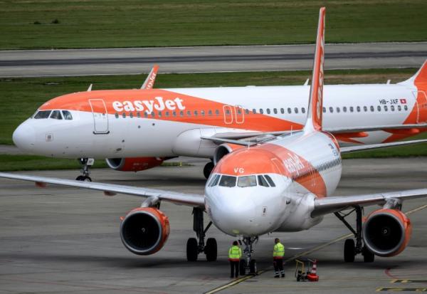 Des avions EasyJet à l'aéroport de Genève le 11 juin 2026