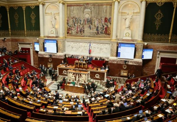 L'Assemblée nationale le 27 janvier 2026 à Paris
