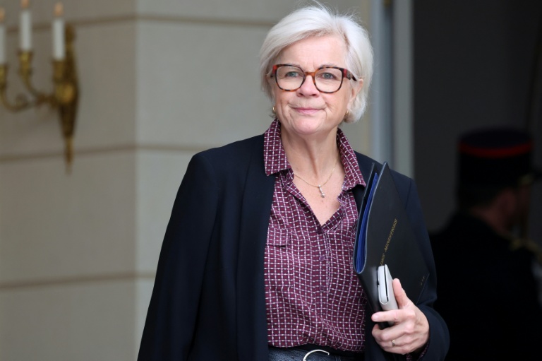 La ministre de la Défense Catherine Vautrin à Paris le 6 mai 2026