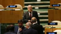 Riyad Mansour, ambassadeur de la mission palestinienne auprès des Nations unies, le 21 décembre 2017 à New York