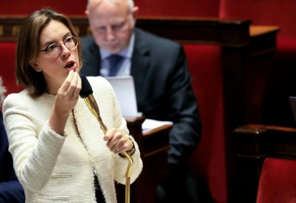 La ministre des Comptes publics Amélie de Montchalin à l'Assemblée nationale, à Paris, le 17 novembre 2025