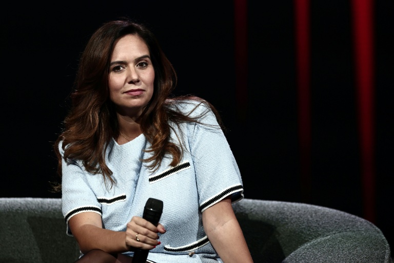 L'eurodéputée Reconquête Sarah Knafo, à Paris le 25 novembre 2025