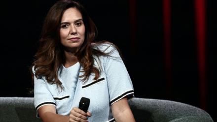 L'eurodéputée Reconquête Sarah Knafo, à Paris le 25 novembre 2025