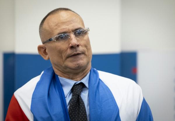 L'exilé cubain Jose Daniel Ferrer lors d'une conférence de presse à Miami, en Floride, le 13 octobre 2025