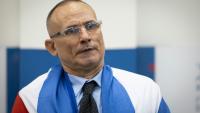 L'exilé cubain Jose Daniel Ferrer lors d'une conférence de presse à Miami, en Floride, le 13 octobre 2025