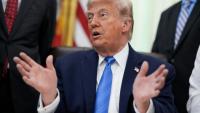 Le président Donald Trump, dans le bureau ovale de la Maison blanche, le 10 juin 2026 à Washington
