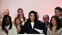 La députée LFI Sophia Chikirou annonce sa candidature aux municipales à Paris, le 14 novembre 2025