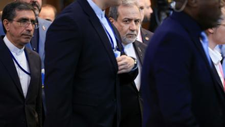 Le ministre iranien des Affaires étrangères Abbas Araghchi arrive pour la 81e Assemblée générale de l'ONU, le 22 septembre 2026 à New ork