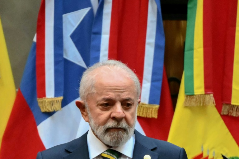 Le président brésilien Luiz Inacio Lula da Silva lors du 66e sommet des dirigeants du Mercosur et des Etats associés au palais San Martin à Buenos Aires, le 3 juillet 2025