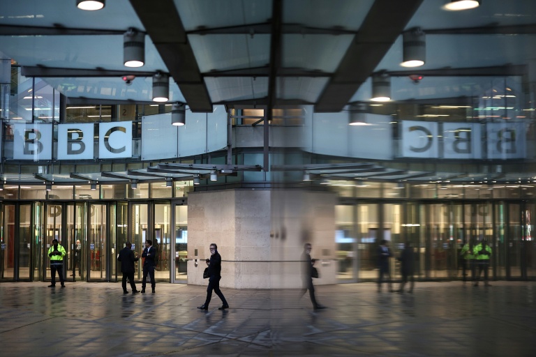 L'entrée de la BBC à Londres, le 10 novembre 2025