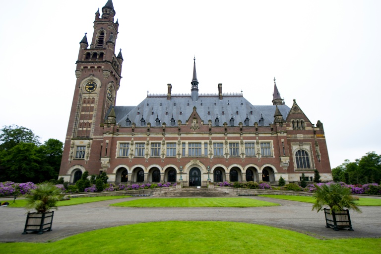 Le siège de la Cour internationale de justice, dans le palais de la paix, à La Haye
