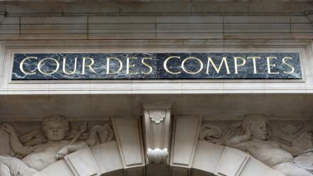 Façade de la Cour des comptes, rue Cambon à Paris.