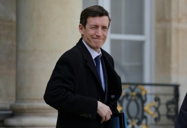 Le ministre de l'Education Edouard Geffray à la sortie de l'Elysée, le 25 mars 2026 à Paris