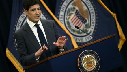 Le nouveau patron de la Fed Kevin Warsh à Washington le 17 juin 2026