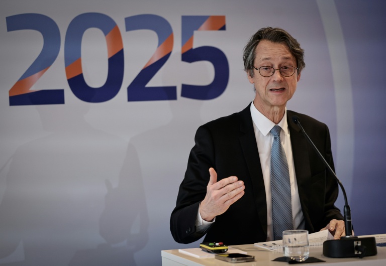Le directeur général de Safran Olivier Andriès à Paris, le 13 février 2026 