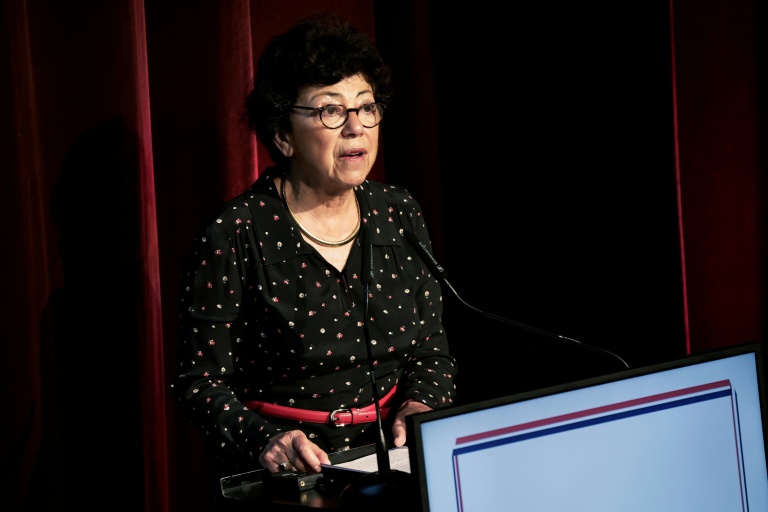 La ministre de la Transition écologique, Monique Barbut, lors d'une réunion sur la réduction des émissions de méthane, le 4 mai 2026 à Paris