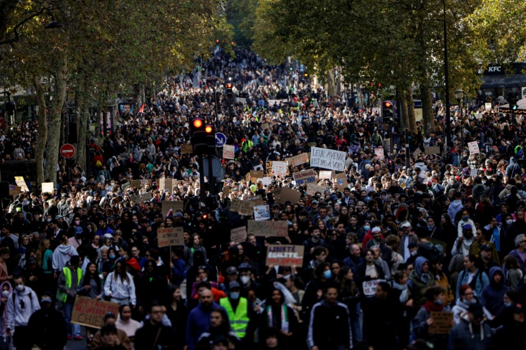 Manifestation contre la vie chère à Paris, le 17 octobre 2026