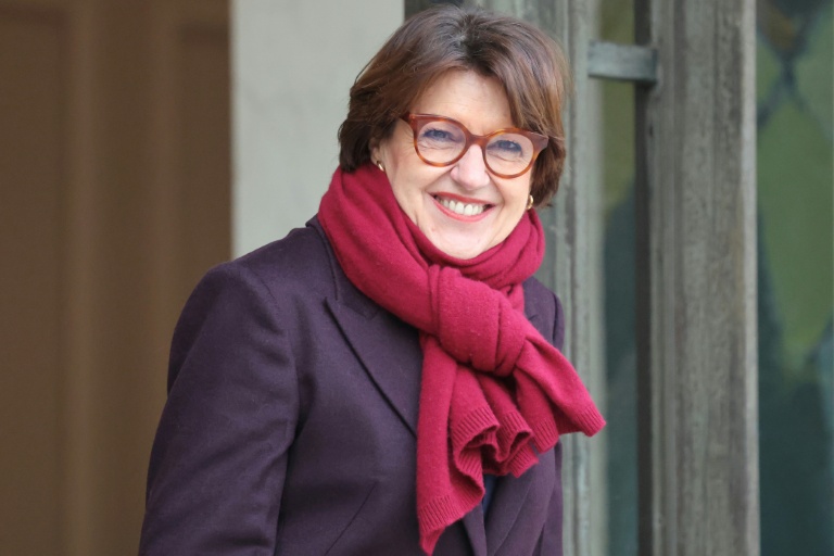 La ministre de l'Agriculture Annie Genevard, à l'Elysée à Paris, le 5 janvier 2026