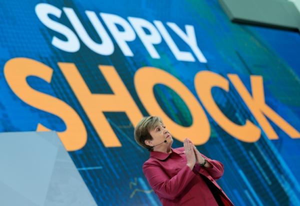 La directrice générale du FMI, Kristalina Georgieva, à Washington, le 9 avril 2026