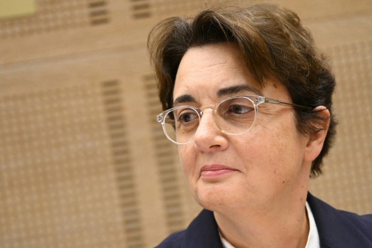 Laurence des Cars le 22 octobre 2025 au Sénat à Paris