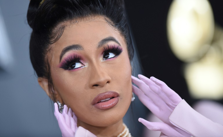 La rappeuse Cardi B lors des Grammy Awards en 2019, à Los Angeles