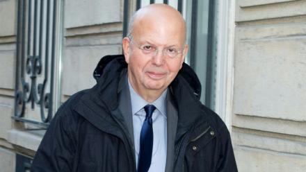 Patrick Buisson, historien et figure de la droite conservatrice, à Paris le 15 octobre 2012