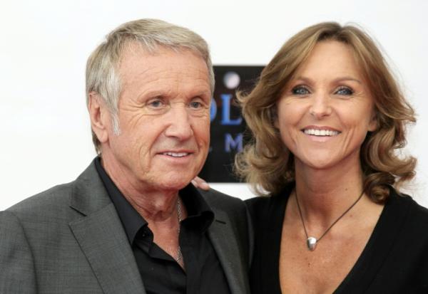 Yves Rénier et son épouse Karin, le 10 juin 2012 à Monaco