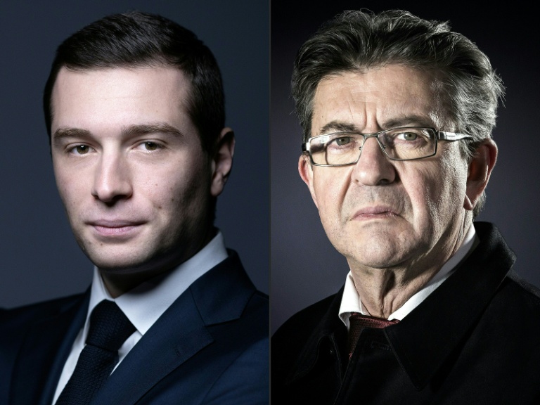 Favoris de leurs camps respectifs à un an et demi de la présidentielle, Jordan Bardella et Jean-Luc Mélenchon installent déjà à distance le récit de leur affrontement final