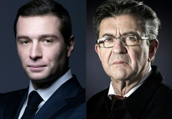 Favoris de leurs camps respectifs à un an et demi de la présidentielle, Jordan Bardella et Jean-Luc Mélenchon installent déjà à distance le récit de leur affrontement final