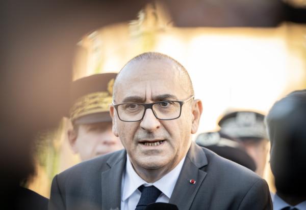 Le ministre de l'Intérieur Laurent Nuñez, à Aubagne le 12 octobre 2026
