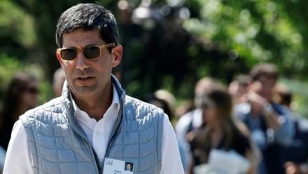 Kevin Warsh, désigné par Donald Trump pour prendre la tête de la Fed en mai 2026, le 10 juillet 2024 à Sun Valley, dans l'Idaho