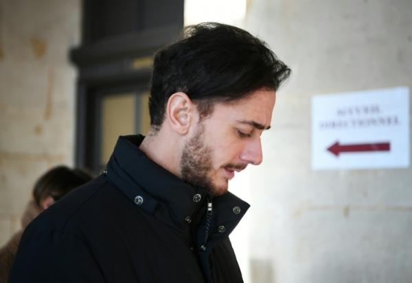 Le chanteur marocain Saad Lamjarred, le 21 février 2023 à la Cour d'assises de Paris