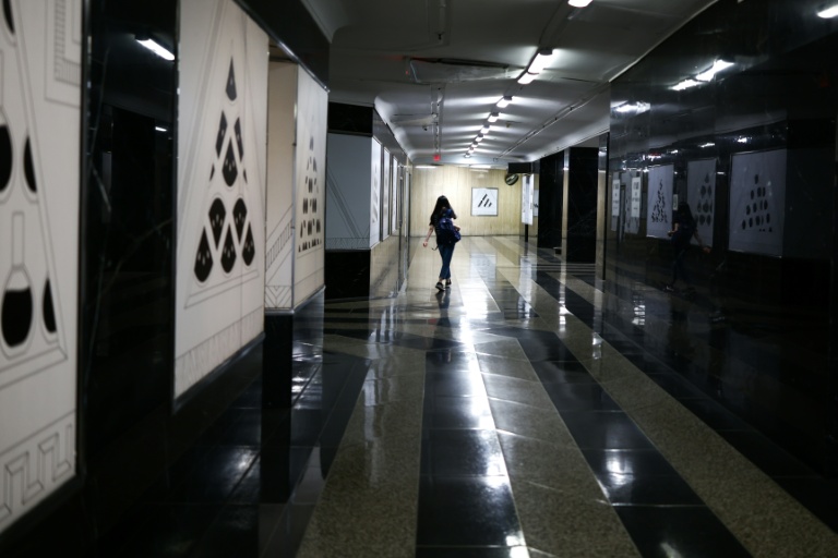 L'ancienne arcade commerciale du Chrysler Building et le tunnel d'accès au métro, dans le quartier de Manhattan à New York, le 7 octobre 2026